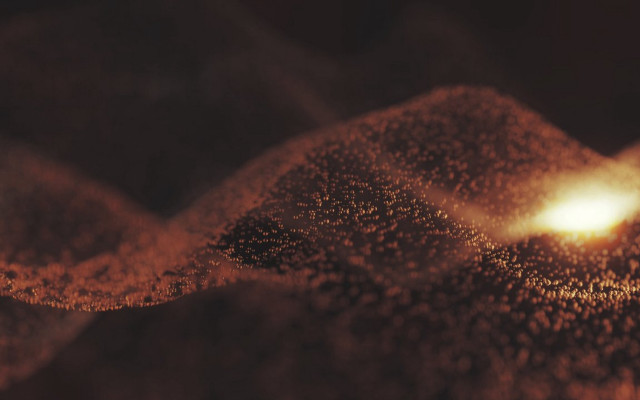 Brown light microscopic fireworks scenery free wallpaper for desktop - medium preview image