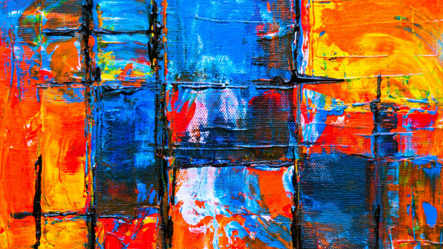 Colorful abstract squares lines neofauvism free wallpaper for desktop - medium preview image