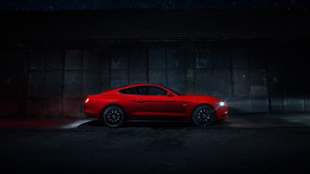 Red car dark garage cobra free wallpaper for desktop - medium preview image