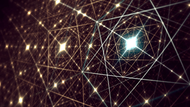 Star constellation galaxy moon fireworks free wallpaper for desktop - medium preview image