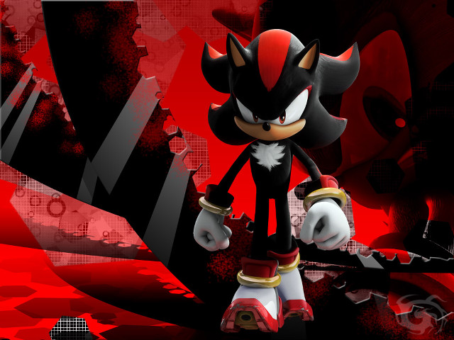 Cartoon character red black white free wallpaper for desktop - medium preview image