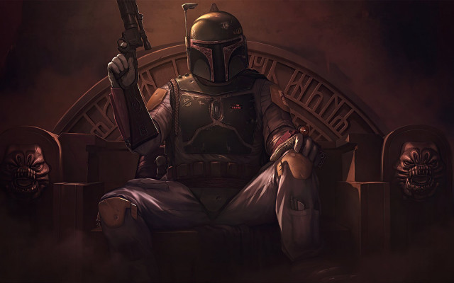 Star wars throne skull hologram free wallpaper for desktop - medium preview image