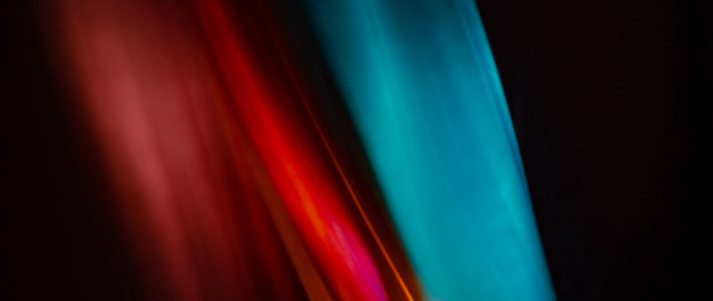 Blurry red blue object black free wallpaper for desktop - medium preview image