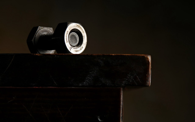 Metal object table dark background free wallpaper for desktop - medium preview image