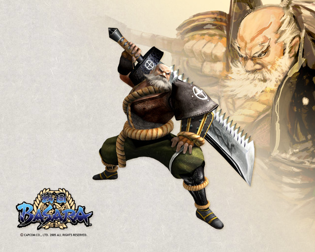 Cartoon man giant sword demon free wallpaper for desktop - medium preview image