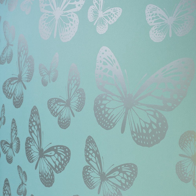 Butterflies wall clock decorative art free wallpaper for tablet - medium preview image