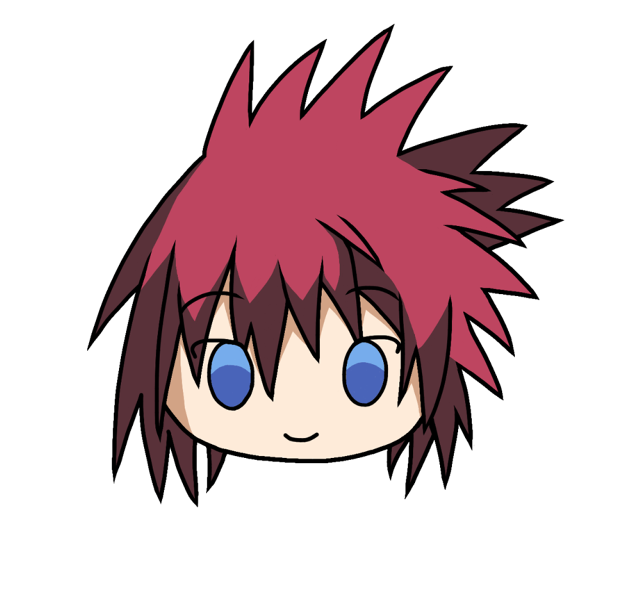 Cartoon character pink hair blue free wallpaper for tablet - medium preview image