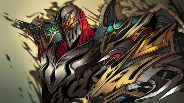 Robot helmet glowing armor sword free wallpaper for desktop - medium preview image