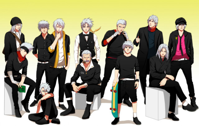 Diverse group skateboarders outfits hair free wallpaper for desktop - medium preview image