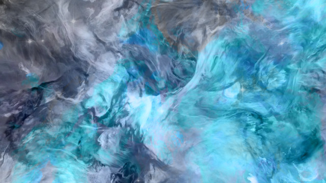 Blue grey abstract cave water free wallpaper for desktop - medium preview image