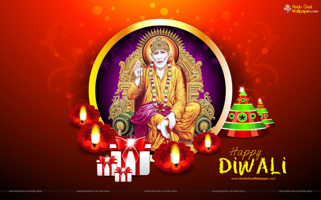 Happy diwali greeting card buddha free wallpaper for desktop - medium preview image