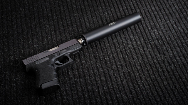 Gun flashlight blackcarpet galaxy night free wallpaper for desktop - medium preview image