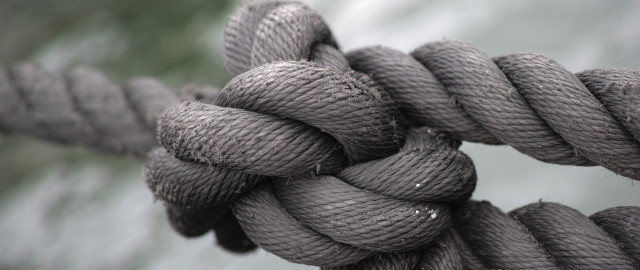 Rope knot blurry background macro free wallpaper for desktop - medium preview image