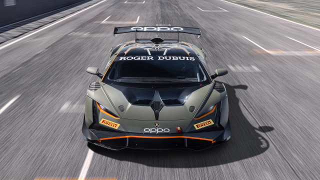 Grey orange sports car road free wallpaper for desktop - medium preview image