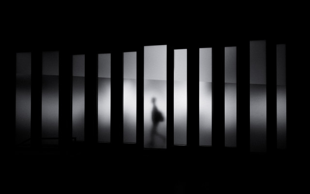 Person wall bars dark background #2 free wallpaper for desktop - medium preview image