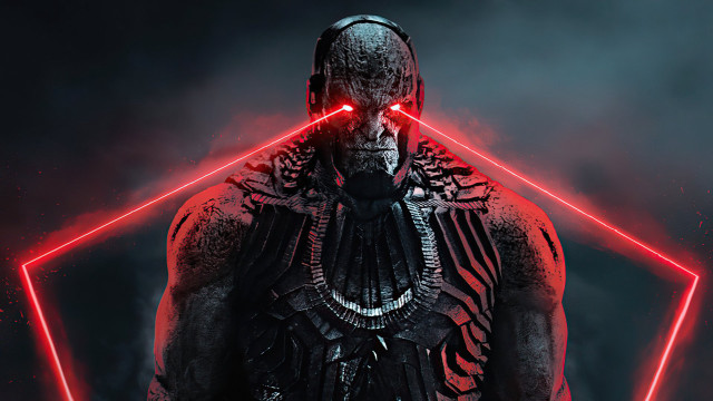 Neon mask cyborg man glowing free wallpaper for desktop - medium preview image