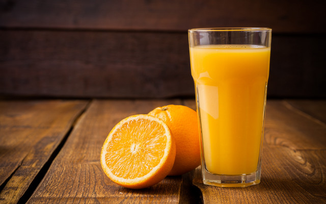 Orange juice glass orange slice #2 free wallpaper for desktop - medium preview image