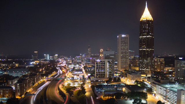 City night traffic tokyo starry free wallpaper for desktop - medium preview image