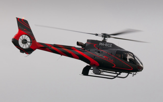 Helicopter gray sky red stripe free wallpaper for desktop - medium preview image