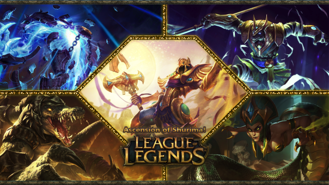 League characters monsters background heads free wallpaper for desktop - medium preview image