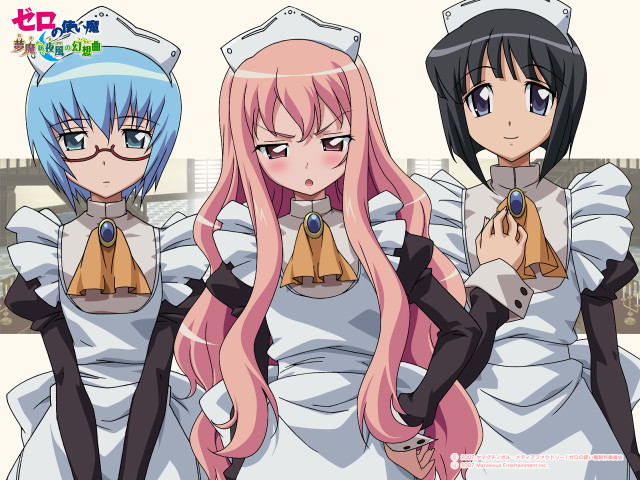 Anime characters white black outfits free wallpaper for desktop - medium preview image