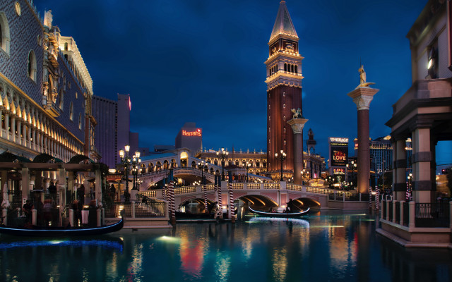 City river night architecture pagoda free wallpaper for desktop - medium preview image