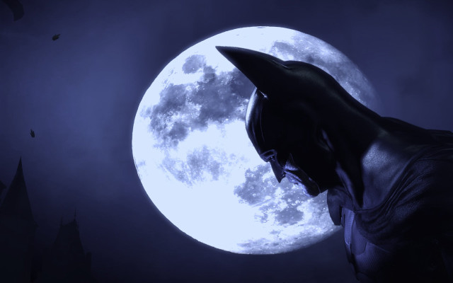 Man black hat full moon free wallpaper for desktop - medium preview image