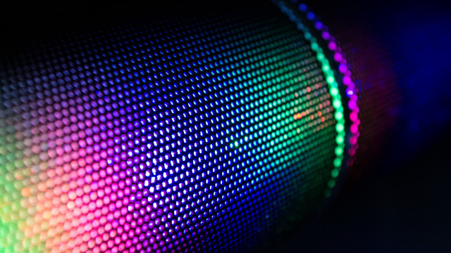 Colorful light reflection headphone holography free wallpaper for desktop - medium preview image