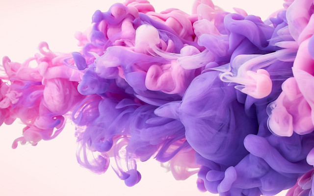 Purple pink ink water 3d free wallpaper for desktop - medium preview image