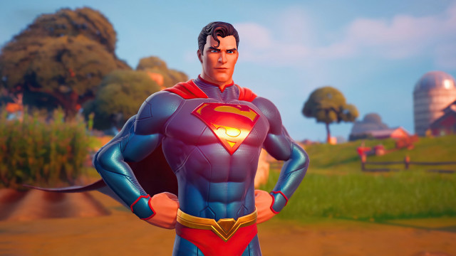 Superman field hands on hips free wallpaper for desktop - medium preview image
