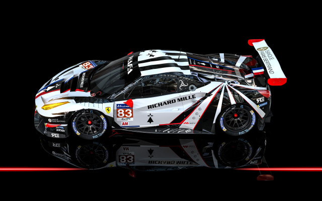 Car number digital rendering red free wallpaper for desktop - medium preview image