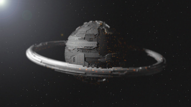 Space ship bright light star free wallpaper for desktop - medium preview image