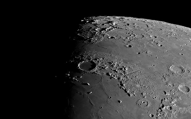 Moon clouds space starry planet free wallpaper for desktop - medium preview image