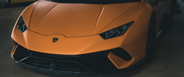 Sportscar garage person 3Drender detailedface free wallpaper for desktop - medium preview image