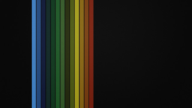 Rainbow colors dark background white free wallpaper for desktop - medium preview image