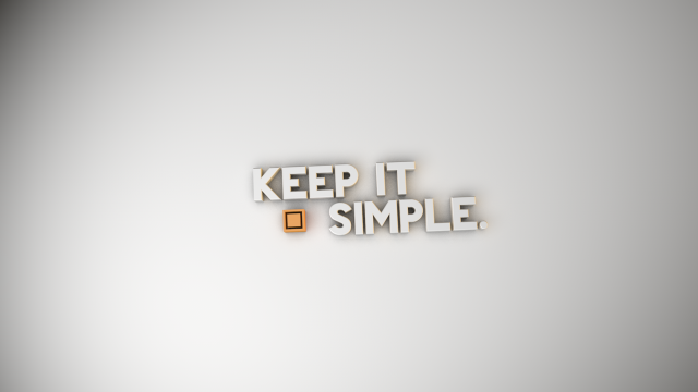 White wall keep it simple free wallpaper for desktop - medium preview image