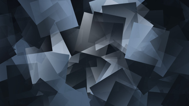 Dark blue abstract geometric blurry free wallpaper for desktop - medium preview image