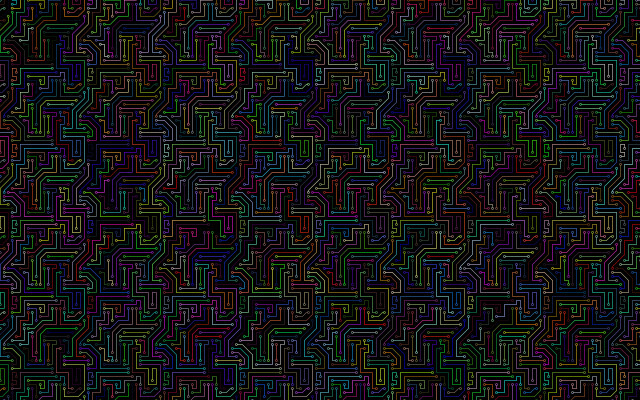 Black white pattern colored lines free wallpaper for desktop - medium preview image