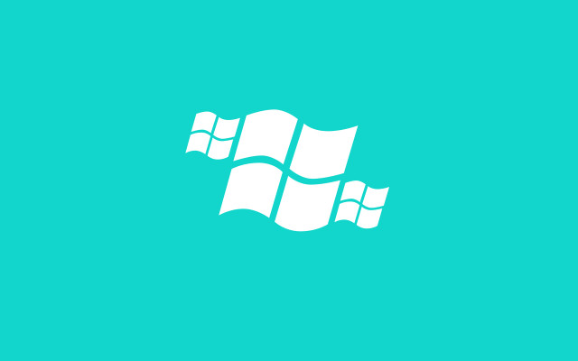 Aqua gradient window logo vector free wallpaper for desktop - medium preview image