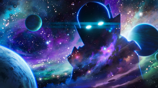 Space man planet background astronaut free wallpaper for desktop - medium preview image