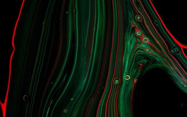 Black background red green swirls free wallpaper for desktop - medium preview image