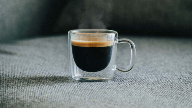 Coffee cup steam minimalism 3d free wallpaper for desktop - medium preview image