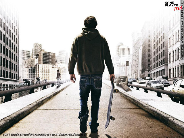 Man street skateboard cityscape tokyo free wallpaper for desktop - medium preview image