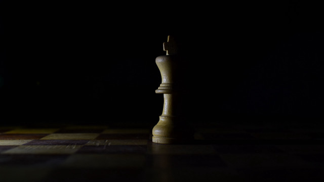 Chess pawn neoism raytraced dark free wallpaper for desktop - medium preview image