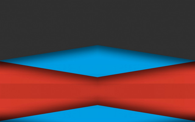 Blue red abstract illusion raytraced free wallpaper for desktop - medium preview image