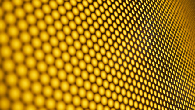 Yellow pattern fence ferris wheel free wallpaper for desktop - medium preview image