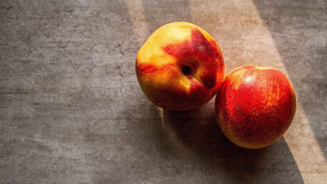 Two apples table shadows food free wallpaper for desktop - medium preview image