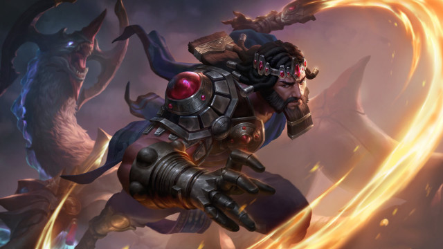 Demon dai jin league fire free wallpaper for desktop - medium preview image