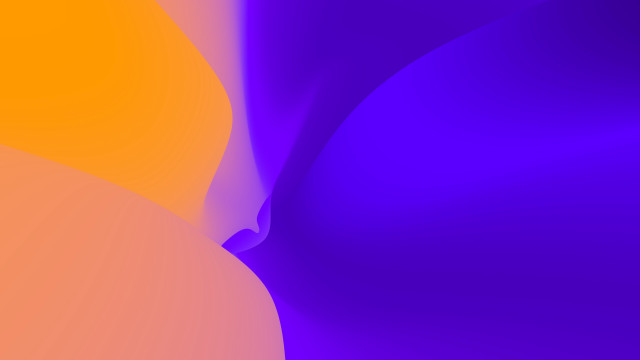 Purple orange curves sunset sky free wallpaper for desktop - medium preview image