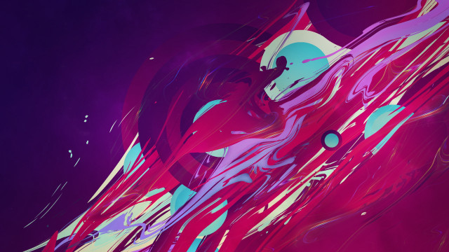 Woman red dress blue background free wallpaper for desktop - medium preview image